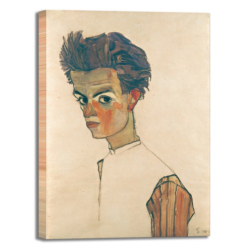 Schiele selbstporträt hemd - schiele,