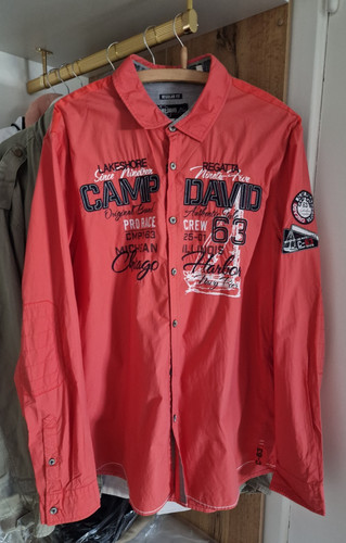 Camp david blue - david, hemd