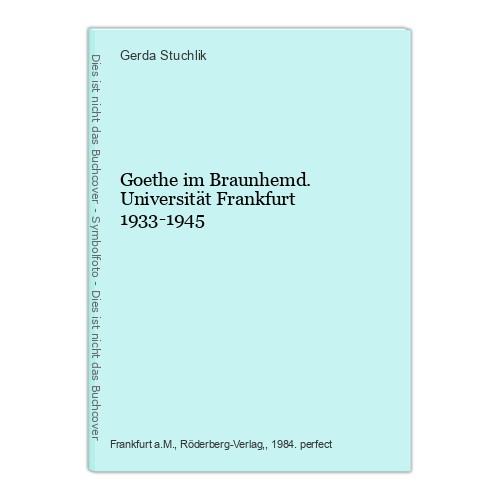 Goethe braunhemd - goethe,