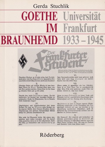 Buch goethe braunhemd - buch:,