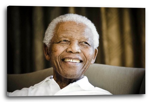 Wandbild nelson mandela - wandbild, in